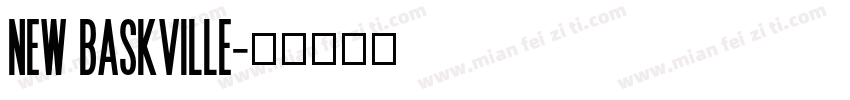 new baskville字体转换